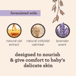 Aveeno Baby Calming Comfort Bath & Lotion Set, Night time Baby Skin Care Products with Natural Oat Extract, Lavender & Vanilla Scents, Paraben-Free, 2 Items - Image 9